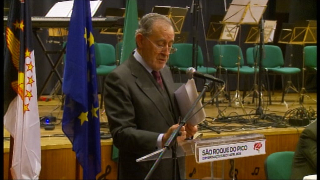 Visita de Ramalho Eanes à Ilha do Pico