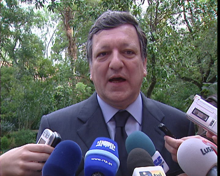 Durão Barroso pronúncia-se sobre o PEC