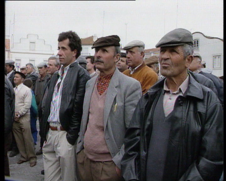 Concentração de agricultores em Coruche