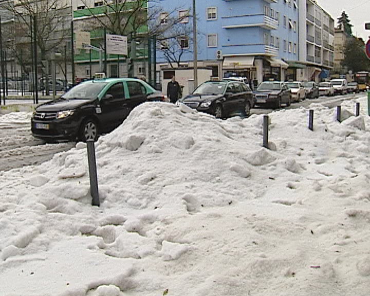 Granizo em Benfica