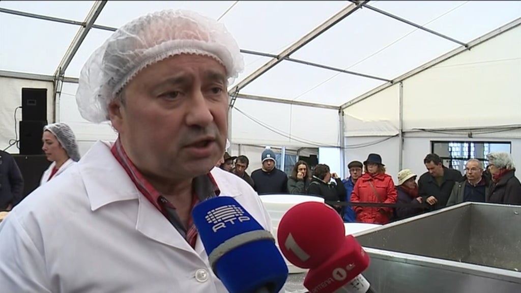 Recorde para a confeção de queijo