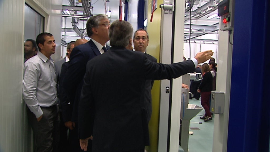 Inauguração  do Matadouro na Ilha do Faial