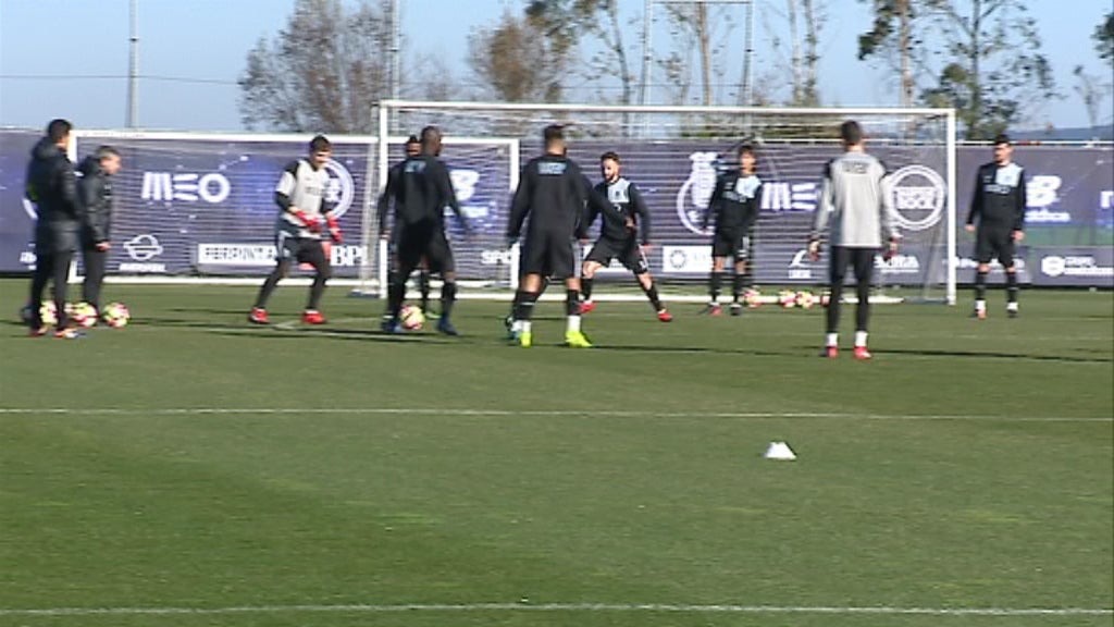Futebol: treino do FC Porto