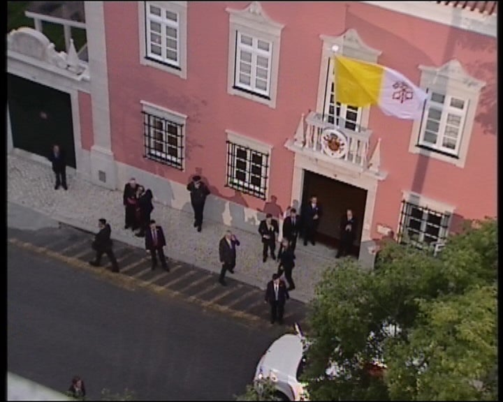 Papa Bento XVI na Nunciatura Apostólica