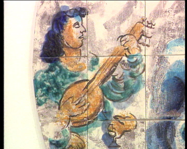 Exposição de azulejos de Ricardo Wolfson