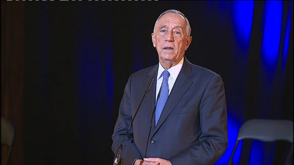 Agradecimento de Marcelo Rebelo de Sousa ao poder local
