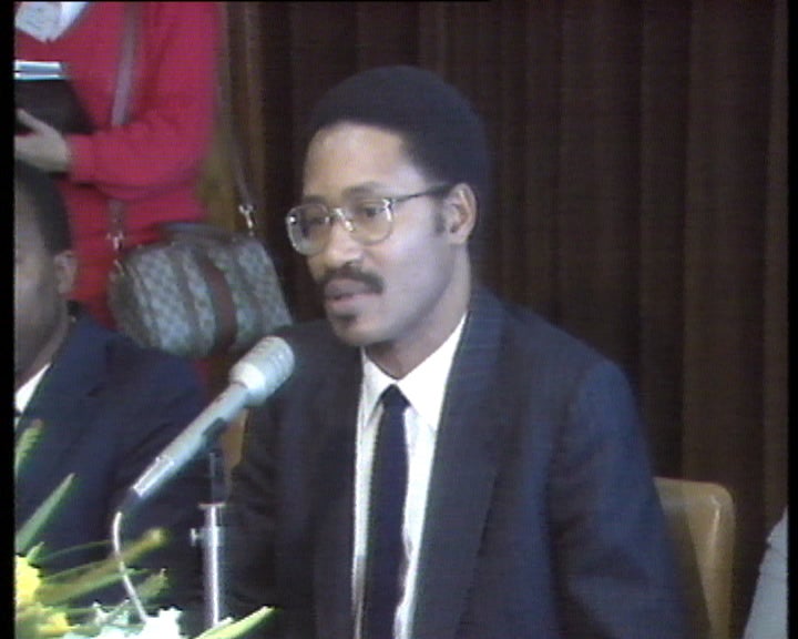 Encontro entre Leonor Beleza e Vaz de Almeida