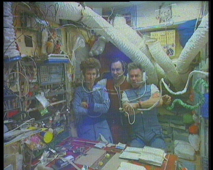 Comunicação com a estação orbital russa