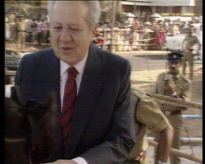 Visita oficial de Mário Soares à Índia