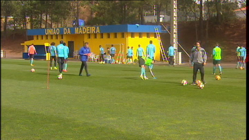 Futebol: treino do União da Madeira