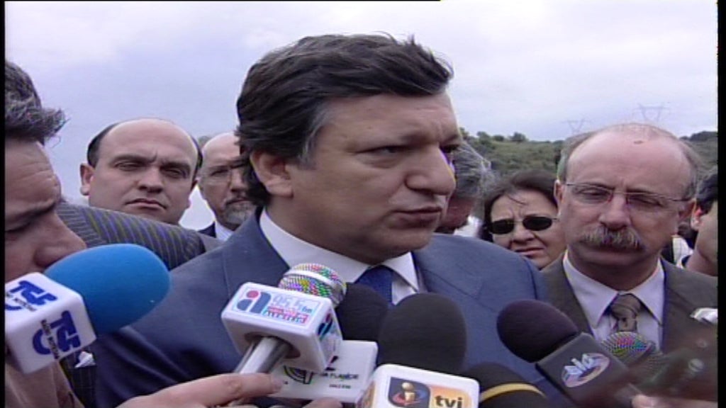 Inauguração da Central Hidroeléctrica do Alqueva