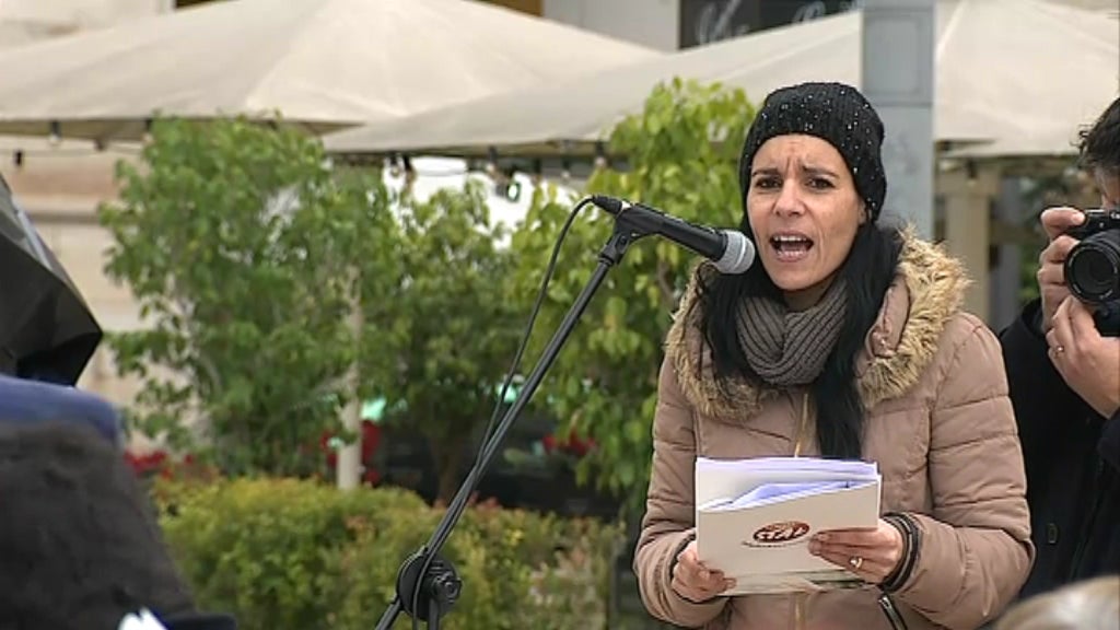 Manifestação de trabalhadores da administração local