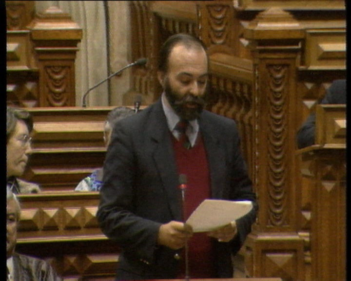 Sessão na Assembleia da República