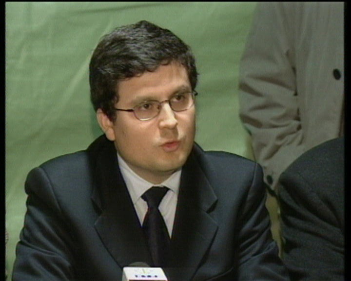 Conferência de imprensa de Pedro Pedroso em Castelo de Paiva