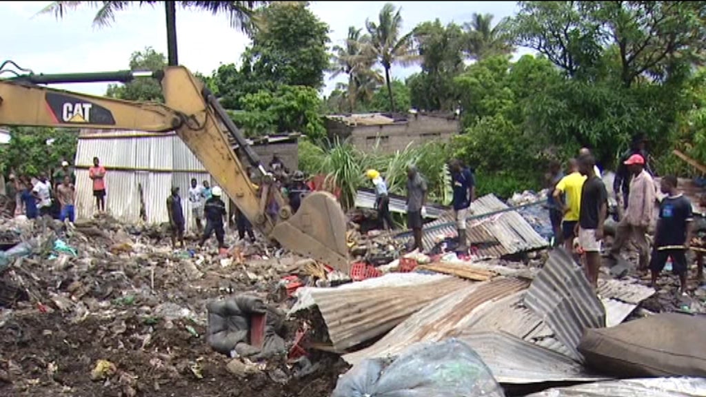 Lixeira mortal em Moçambique