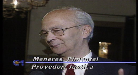 Encontro entre Meneres Pimentel e Mário Soares