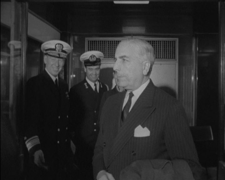 Chegada do Almirante Ephraim P. Holmes