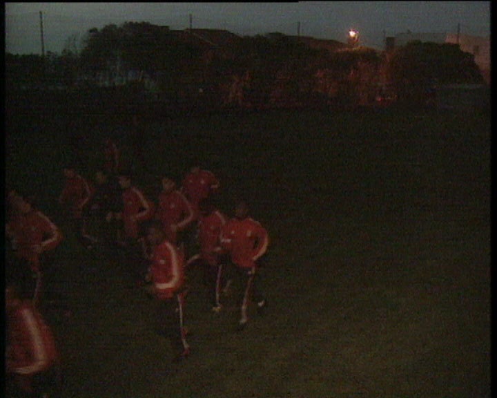 Futebol: treino do Benfica