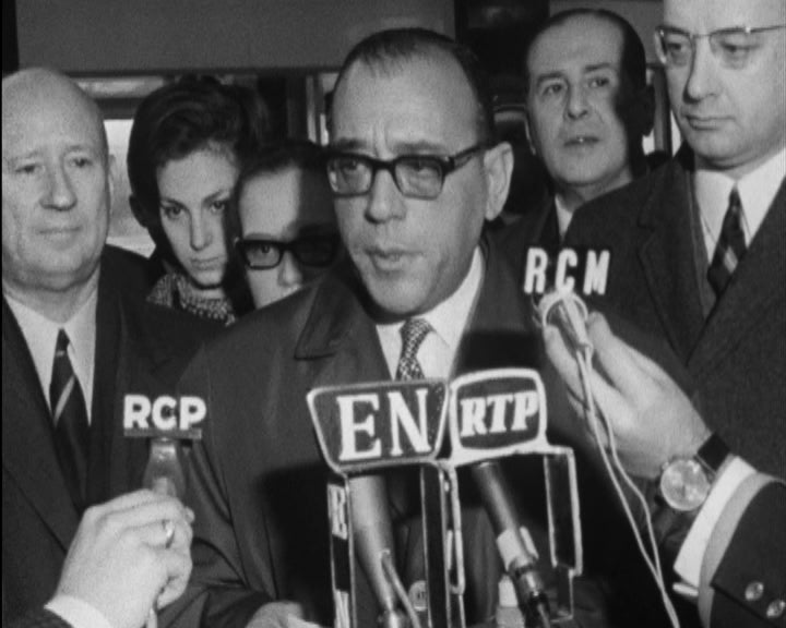 Chegada de Baltazar Rebelo de Sousa a Lisboa