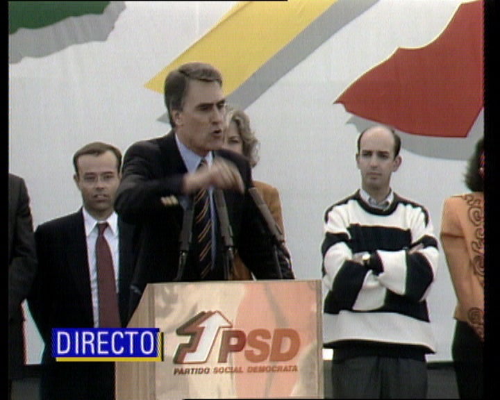 Comício do PSD para as eleições europeias