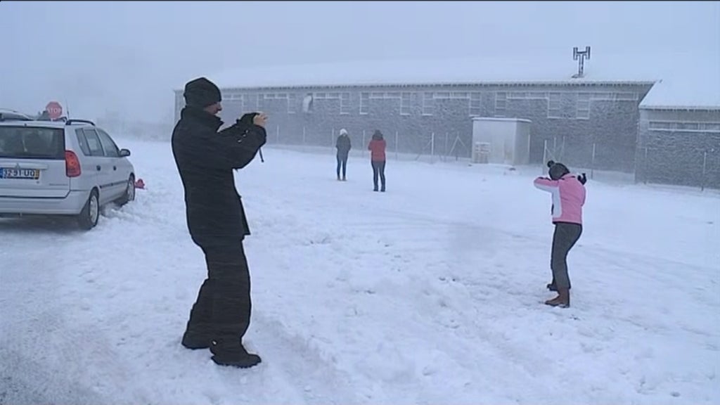Nevão na Serra da Estrela
