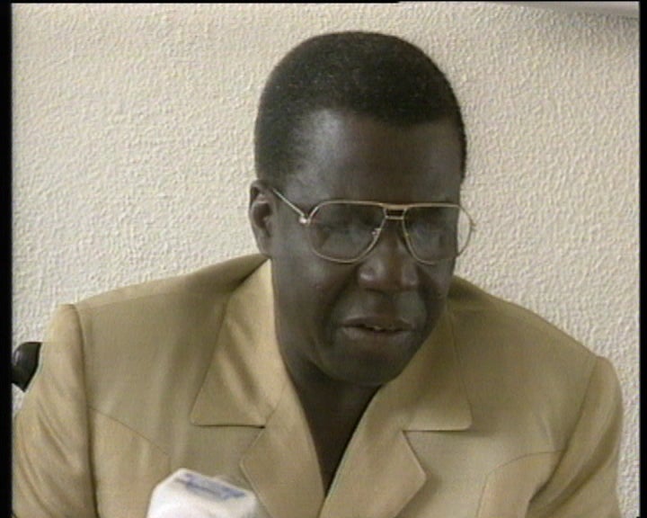 Conferência de imprensa de Nino Vieira