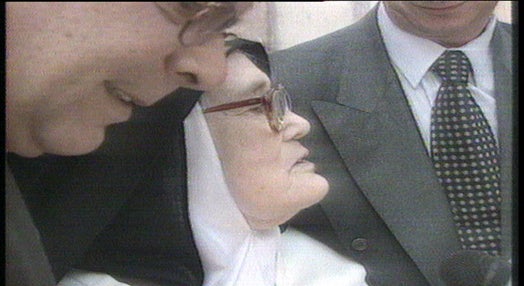 Irmã Lúcia com João Paulo II
