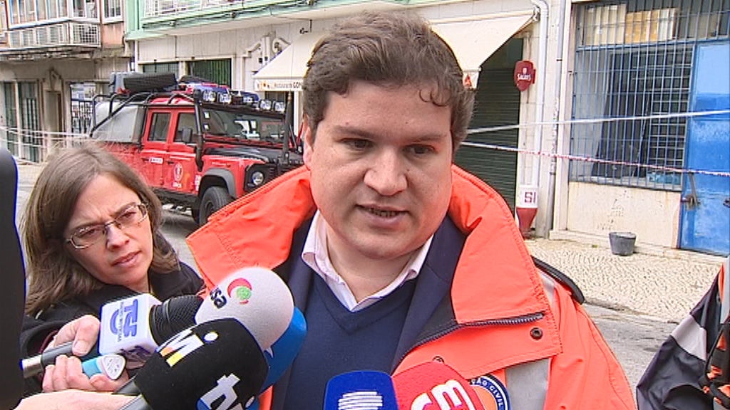 Deslizamento de terras em Lisboa