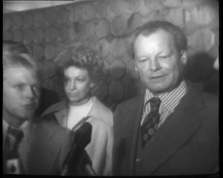 Chegada de Willy Brandt a Lisboa