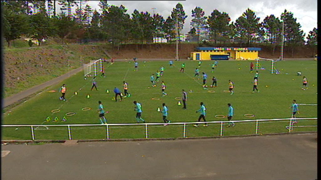Futebol: Treino do Clube de Futebol União