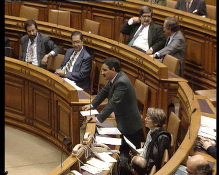 Sessão parlamentar na Assembleia da República