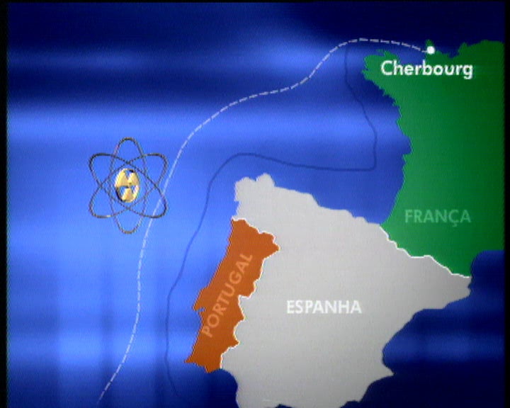 Navios ingleses com plutónio