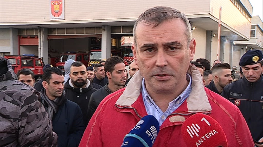 Protesto dos Bombeiros Sapadores