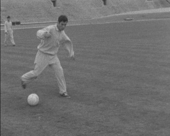 Treino da equipa de futebol do Sporting