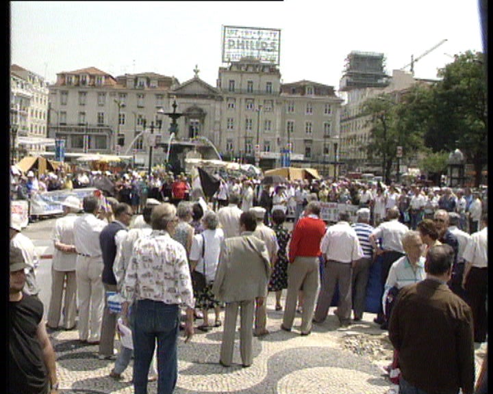Protesto dos pensionistas