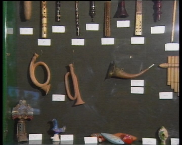 Exposição de instrumentos musicais