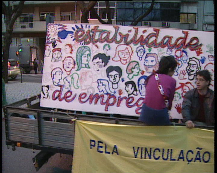 Manifestação de professores
