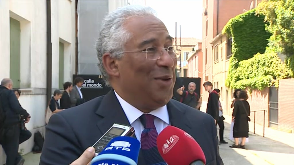 António Costa em Veneza