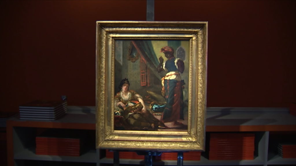 Descoberto quadro inédito de Delacroix