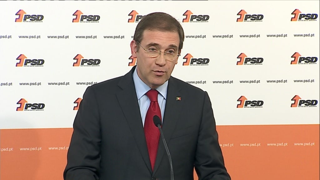 Criticas de Passos Coelho ao Governo