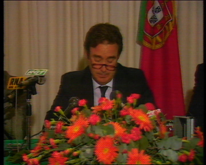 Conferência de imprensa de Basílio Horta