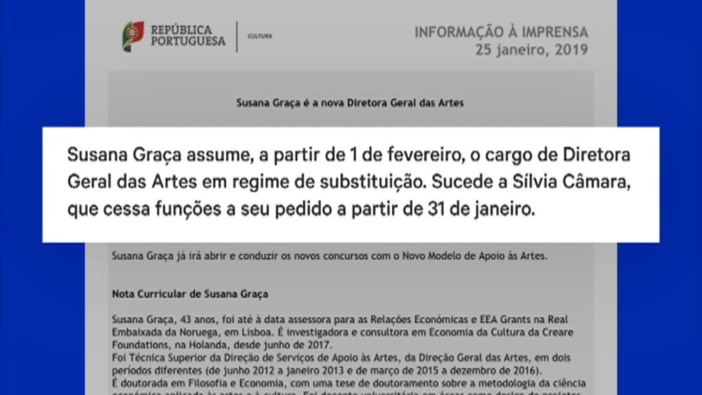 Graça Fonseca nomeia nova diretora-geral das Artes
