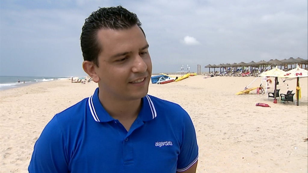 Bolas de Berlim nas praias Algarvias