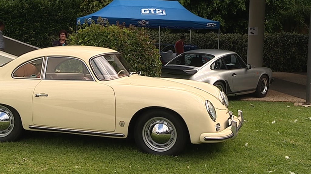 Exposição de Porsches junto ao Casino da Madeira