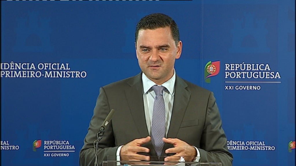 Conferência de imprensa de Pedro Marques