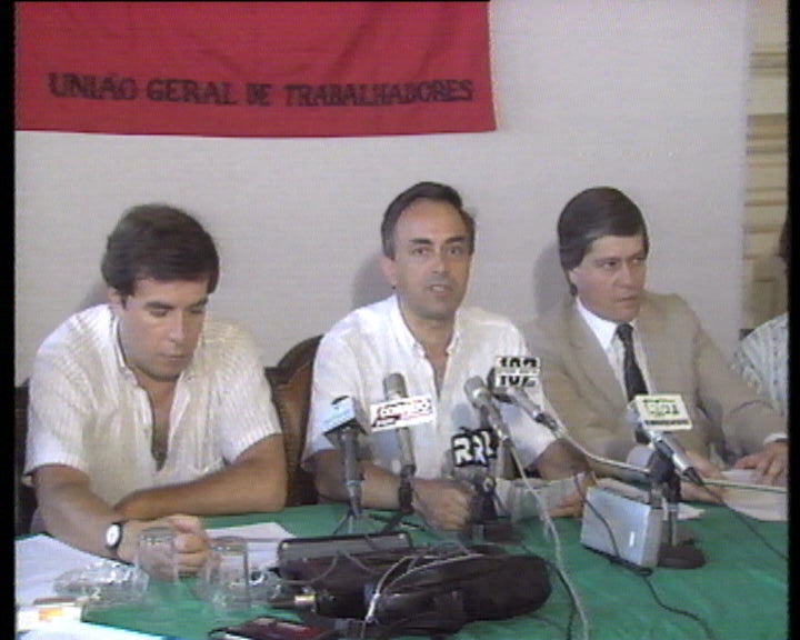 Conferência de imprensa de Pereira Lopes