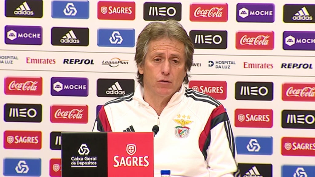 Conferência de imprensa de Jorge Jesus