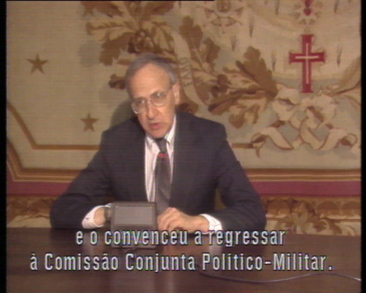 Encontro entre Durão Barroso e Herman Cohen
