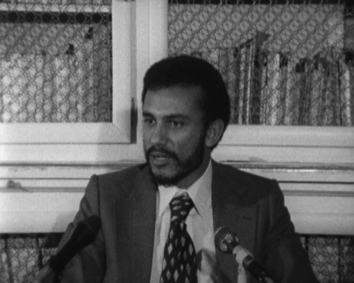 Conferência de imprensa de membro da FRELIMO