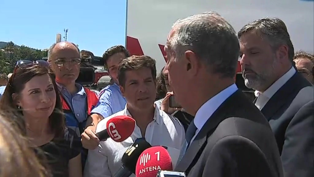 Marcelo Rebelo de Sousa em Monchique